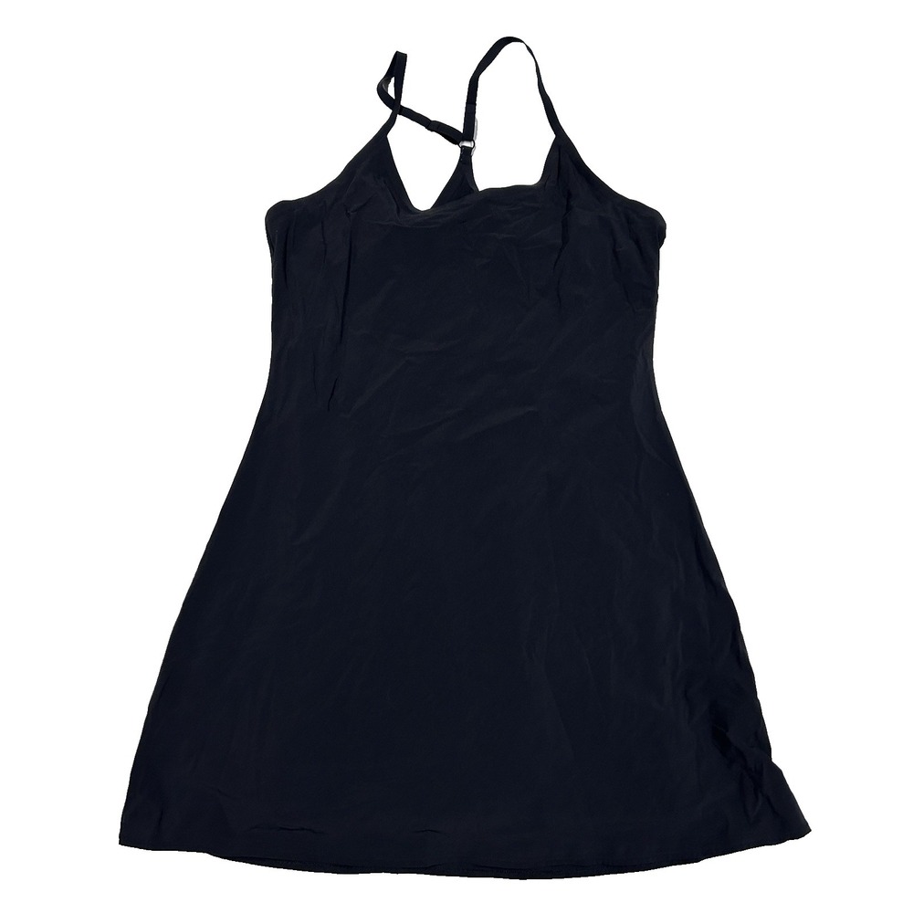 Outdoor Voices Tennis Dress Women's Size Large‎ Black Golf Preppy Skort Athletic